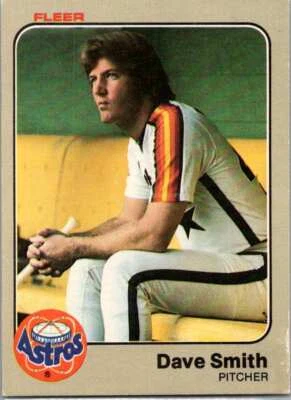 Dave Smith #466 1983 Fleer Houston Astros - Image 1 of 2
