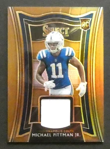 2020 Panini Select Prizm Gold Rookie RC Patch Michael Pittman Jr #RS-MPI 40/49 - Picture 1 of 11