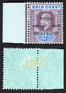 Togo SGH42 2/- Occupation 14.5mm Fresh Colour M/M Cat 20 pounds - Picture 1 of 1