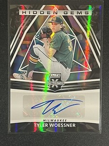 2022 Panini Elite Extra Edition Hidden Gems Black Tyler Woessner #HG-TW Auto