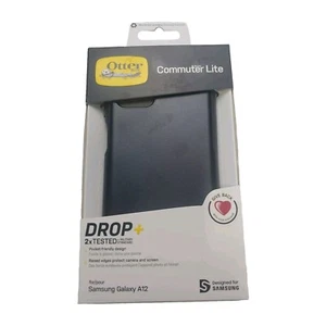 Otterbox Commuter Lite Series Hülle nur für Samsung Galaxy A12 - Schwarz - Bild 1 von 2