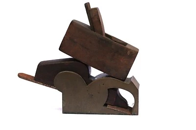 Small Brass Block Plane & Small Wooden Block Plane | Vintage Tools  Antique Tool - Image 1 of 4