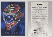 2007-08 ITG Between the Pipes Mask V Vault Emerald Niklas Backstrom #M-12