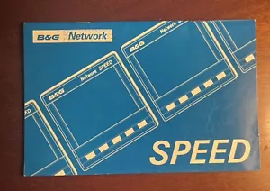 B&G network Speed Instruction manual - Picture 1 of 2