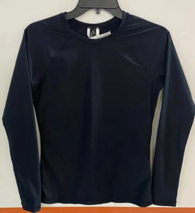 Volcom Simply Solid LS Women’s Size M Black Rash Guard Long Sleeve TY-3057 - Picture 1 of 5
