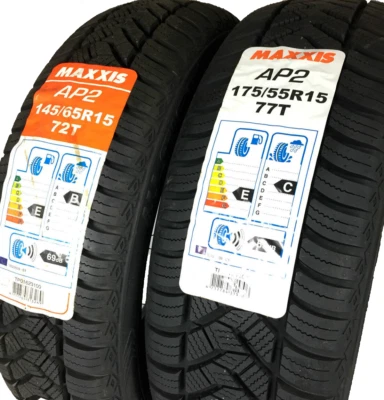 Ganzjahresreifen smart fortwo 450 Allwetter 145 + 175 vier Stück Maxxis  - Bild 1 von 4