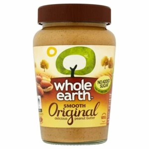 Whole Earth Smooth Peanut Butter No Added Sugar (340g) - Pack of 2 - Picture 1 of 1