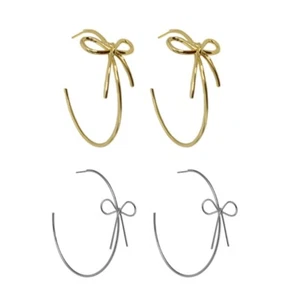 Dangle Earrings Ear Jewelry Drop Earrings Bowknot Jewelry Gift for Women Girls - Bild 1 von 9