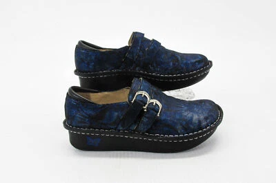 Alegria Womens Shoes Alli Blue Twist Size 6.5M EUR 37 Nurse Loafer Pre Owned vq Foto 1 de 4