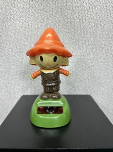 Solarbetriebene Tänzerin Tanzen Ernte Herbst Vogelscheuche Wackelkopf - Bild 1 von 6