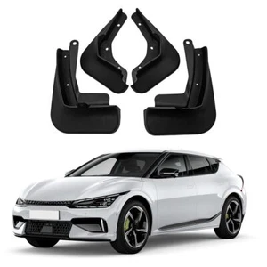 For KIA EV6 GT 2022 2023 Car Black Mud Flaps Mudguards Fender Covers Trim Set - Picture 1 of 8