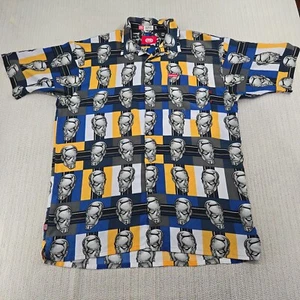Vintage 2000 Ecko Unltd Shirt Men Extra Large Marvel Silver Surfer AOP Print Y2K - Picture 1 of 10