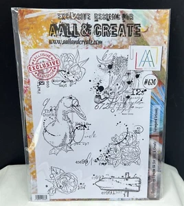 Aall & Create FARMYARD FRIENDS Farm Animals Cow Duck Mixed Media Rubber Stamps - Picture 1 of 1
