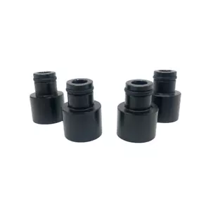 4 adaptadores de sombreros superiores para inyectores de combustible de carreras inyectores RDX a B16 B18 D16Z negros - Imagen 1 de 4