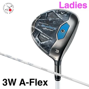 Callaway PARADYM Ai SMOKE MAX FAST Ladies Fairway Wood 3W A-Flex ELDIO 40 Shaft - Picture 1 of 5