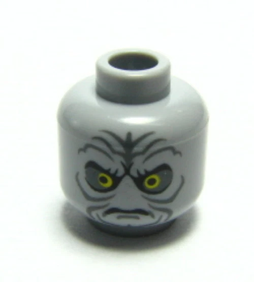 Lego Star Wars Kopf für Minifigur grau Emperor Palpatine