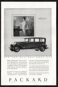 1926 PACKARD Sedan Vintage Antique Original Print AD | Pride of possession - Picture 1 of 1