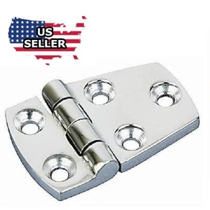 AISI 316 Stainless Steel Marine Boat Casting Strap Hinge 1-1/2" x 2-1/4" - Picture 1 of 1