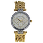 Al0704-04 Silver/gold Stainless Steel Bracelet Watch For Women - 1 Pc Watch
