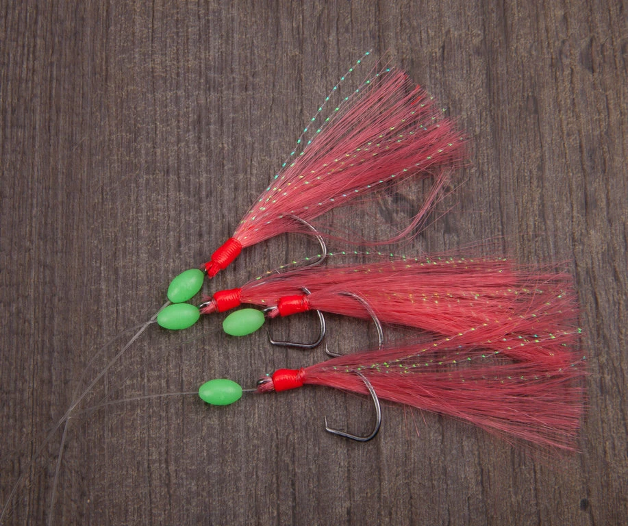 AQUANTIC Rig Makrele Circle V Makrelenvorfach mit 4 Circle Hooks Meeresvorfach - Bild 1 von 1