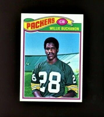 1977 Topps Football Nm/Mint   402  Willie Buchanon  Packers - Image 1 of 2