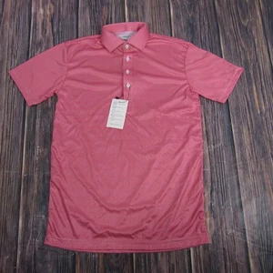 Collars & Co Poloshirt Herren klein rot Hahnentritt eleganter Kragen feuchtigkeitsableitend - Bild 1 von 7