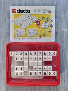 LEGO Dacta 9519 Juego de Matemáticas Ladrillos Números Educativos 1995 Caja De Colección Raro - Imagen 1 de 21