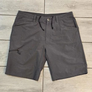 Patagonia pantaloncino uomo 36 grigio nylon escursionismo outdoor tecnico zip quandary leggero - Foto 1 di 10