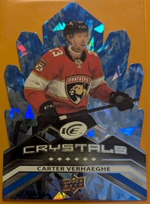 2021-22 Upper Deck Ice #IC-23 Carter Verhaeghe Ice Crystals - Image 1 of 2