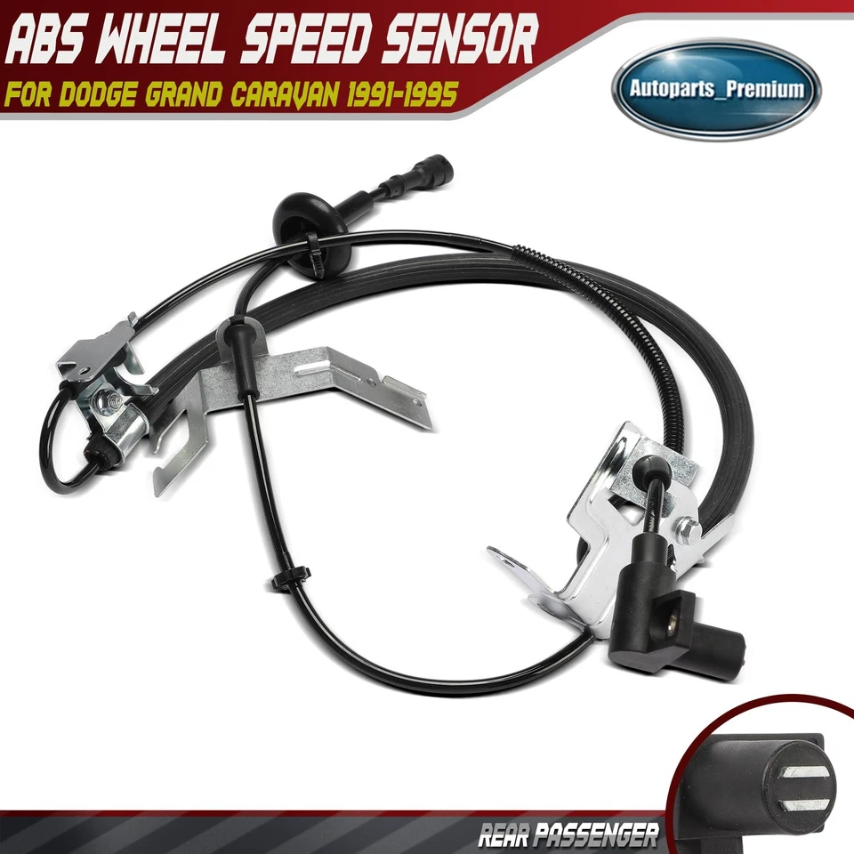 Sensor de velocidad de rueda ABS trasero derecho para Dodge Grand Caravan Chrysler Plymouth AWD Foto 1 de 4