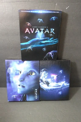 Avatar (Extended Collectors Edition Blu-ray 2010 3-Disc Set) - PERFECT LIKE NEW Foto 1 de 4
