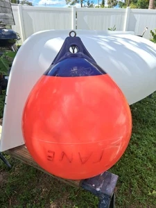 Inflatable Polyform A2 Pink Buoy Fender - Picture 1 of 9