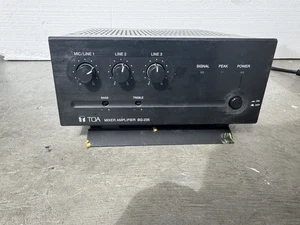 TOA BG-235 Mixer Amplifier 35 Watts 3 Input 1 MicLine Switchable 2 Zone Capable - Picture 1 of 5