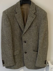 Blazer/abrigo deportivo PETER CHRISTIAN Harris de lana tweed. Pecho Talla 40R - Imagen 1 de 17