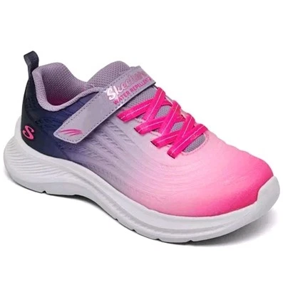 Zapatos para niñas talla 4 SKECHERS Jumpsters Blurred Dreams Tuff Tech rosa azul marino  Foto 1 de 4
