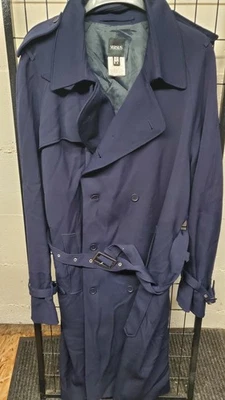 Versus Versace 100% Wool Overcoat Raincoat Double Breasted Made In Italy XL MINT - Image 1 of 4