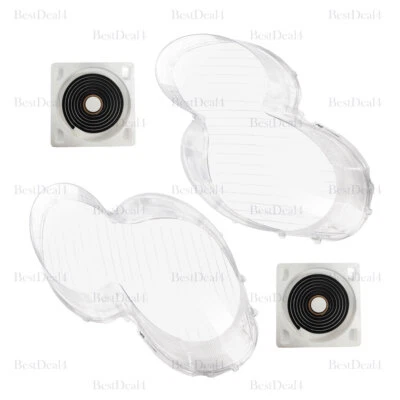 LH & RH Front Headlight Lens Cover For 2003-2008 Mercedes-Benz W230 SL500 SL600 Foto 1 de 4