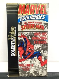 The Amazing Spider-Man VHS Marvel Super Heroes Volume 2 Goldstar Video Vintage - Picture 1 of 7