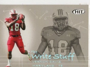 Vernon Davis 2006 Sage Hit Football The Write Stuff #4 San Francisco 49ers - Picture 1 of 12