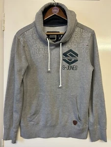 SMITH & JONES Urban Apparel Men’s Grey Pullover Casual Hoodie Top UK Size Small - Picture 1 of 9