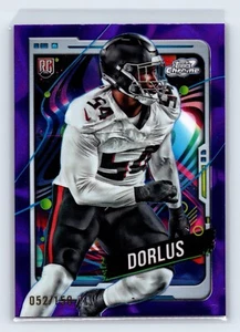 2024 Topps Chrome Cosmic Purple Nebula Refractor Brandon Dorlus /150 SP 🔥 - Picture 1 of 2
