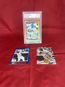 Frank Thomas 3 card lot: 1990 Topps RC, 1992 Fleer RC, 1993 Donruss MVP Cards A+ - Picture 1 of 13