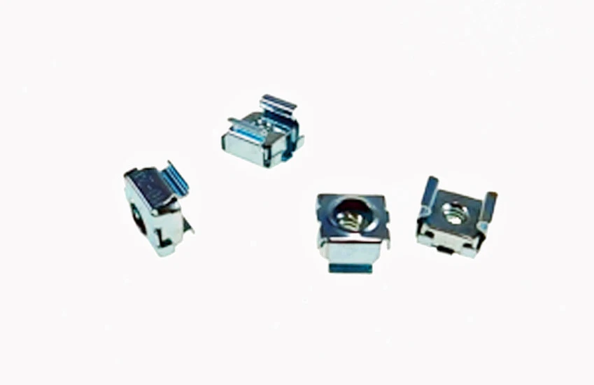 BUCKEYE FASTENER 4 Pack #6-32 Self-Retaining Cage Nuts - 3/8" Panel Hole Size BFC7931-632