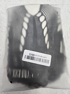 Walang Sexy Black Fishnet Bodystocking and black camisole bust 34". READ - Picture 1 of 5