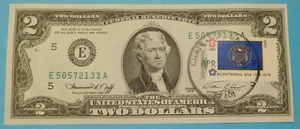 SELLO UTAH estampado de $2,00 1976 - postal marcado 13 de abril de 1976 Chattanooga, Tn - Imagen 1 de 2
