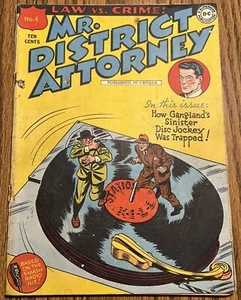 Mr. District Attorney #4 (Aug. 1949) Golden Age Crime, Win Mortimer, George Papp - Picture 1 of 18