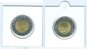Italien 500 Lire Kursmünze Bimetall stempelglanz (Wählen Sie unter: 1982-2001) - Picture 1 of 1