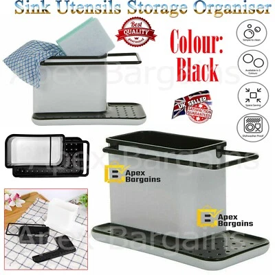 Kitchenware Organizer Bathroom Kitchen Sink Caddy Tidy Storage Holder Shelf Rack - Image 1 of 4