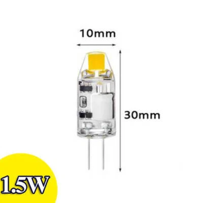 G4 COB LED 1,5 Watt 12V AC/DC Warmweiß/Kaltweiß Leuchtmittel Lampe Birne Dimmbar - Bild 1 von 4