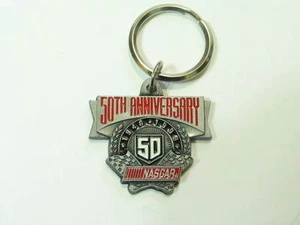 50th Anniversary Nascar Key Chain Metal  Keychain  - Picture 1 of 3
